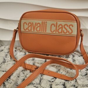 Cavalli Class Lucilla camera bag in coral haze